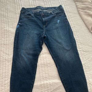 American Eagle Outfitters Dark Blue Skinny Jeans
